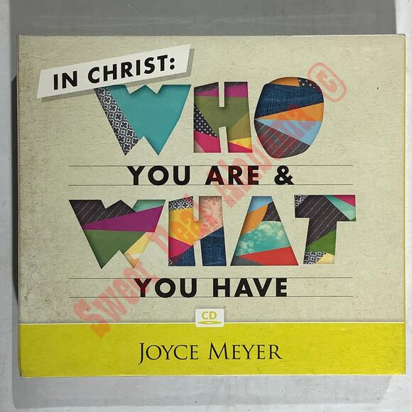 In Christ Who You Are & What You Have, 4-CDs, Joyce Meyer, Religion Spirituality - Picture 1 of 8